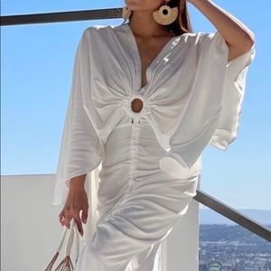 White Maxi Vacation Dress